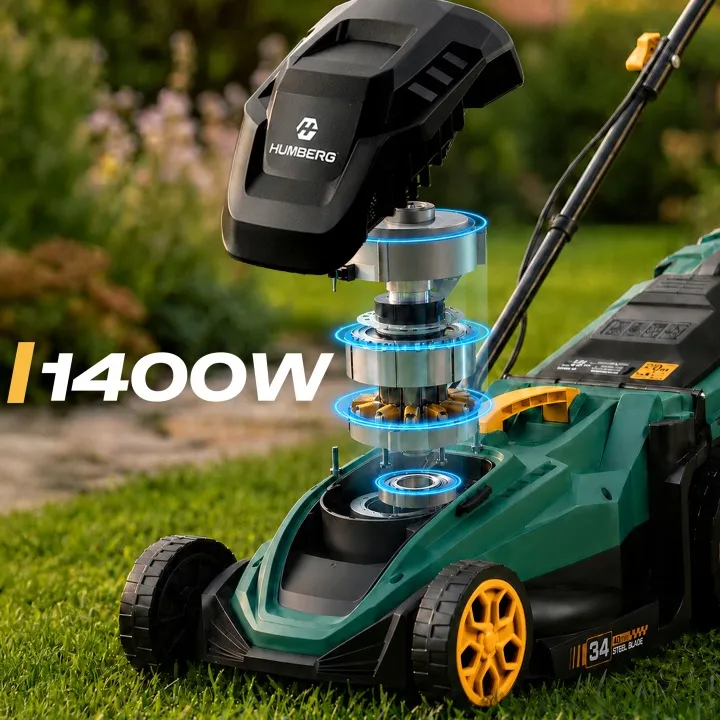 Elektromos fűnyíró, Humberg HM-612, zöld/fekete – 12. kép Elektromos fűnyíró, Humberg HM-612, zöld/fekete – 12. kép