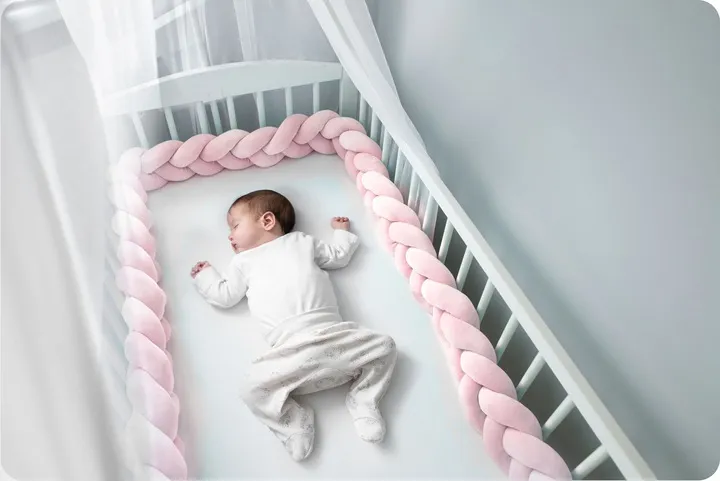 Rácsvédő kiságyba, Ricokids, rózsaszín – 8. kép Rácsvédő kiságyba, Ricokids, rózsaszín – 8. kép
