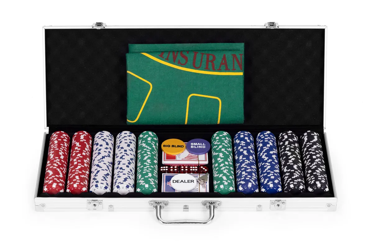Póker és Blackjack készlet, Multistore D50011501SS, 500 db – 3. kép Póker és Blackjack készlet, Multistore D50011501SS, 500 db – 3. kép