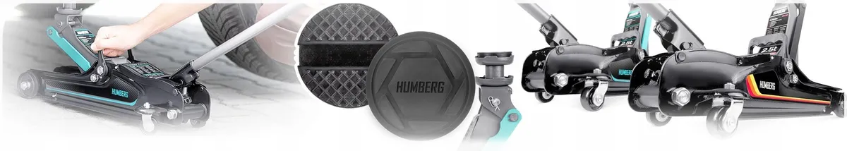 Hidraulikus emelő, Humberg HM-380, fekete/piros – 1. kép Hidraulikus emelő, Humberg HM-380, fekete/piros – 1. kép