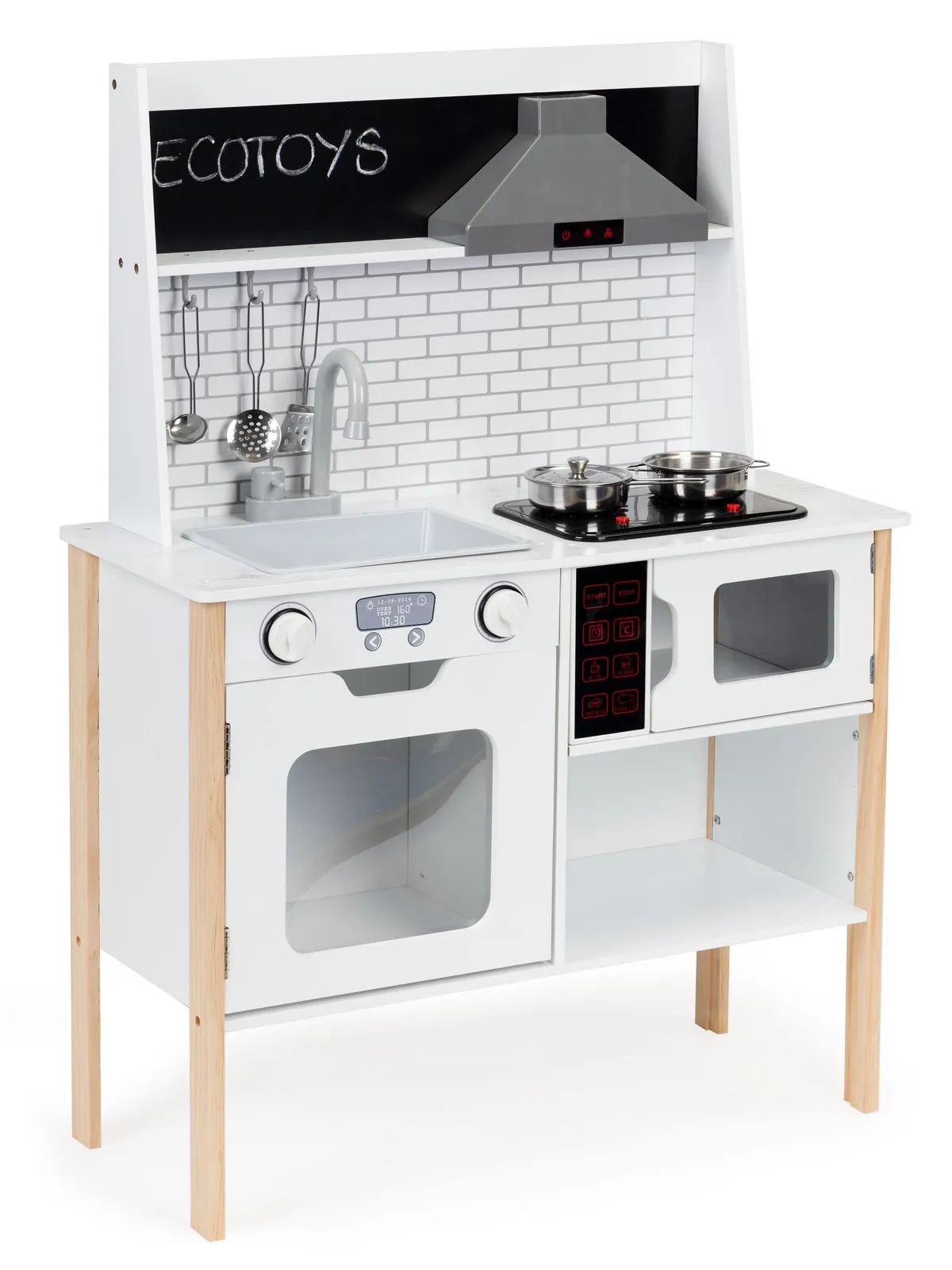 Játékkonyha, ECOTOYS PLK537, fa – 2. kép Játékkonyha, ECOTOYS PLK537, fa – 2. kép