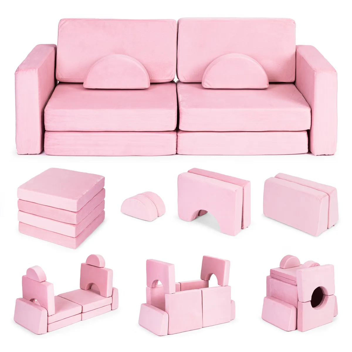 Gyerek moduláris fotel, ECOTOYS TMSRT-15, rózsaszín – 1. kép Gyerek moduláris fotel, ECOTOYS TMSRT-15, rózsaszín – 1. kép