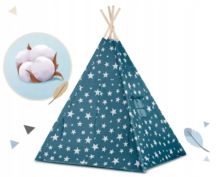 Gyereksátor, Nukido Tipi, fényfüzérrel – 4. kép Gyereksátor, Nukido Tipi, fényfüzérrel – 4. kép
