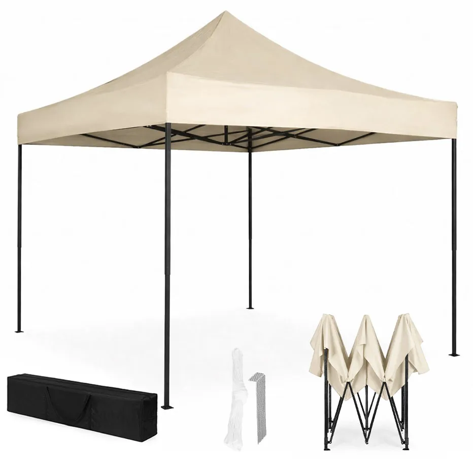 Kerti pavilon, MultiGarden PAW-FG-3X3-3, bézs – 1. kép Kerti pavilon, MultiGarden PAW-FG-3X3-3, bézs – 1. kép