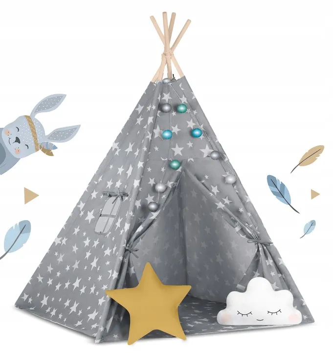 Gyereksátor, Nukido Tipi, fényfüzérrel – 2. kép