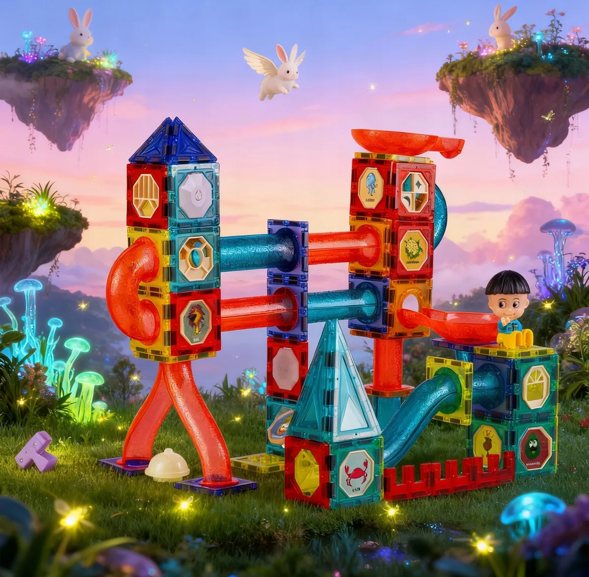Mágneses játékkészlet, Ricokids RK-782, 150 db – 11. kép Mágneses játékkészlet, Ricokids RK-782, 150 db – 11. kép