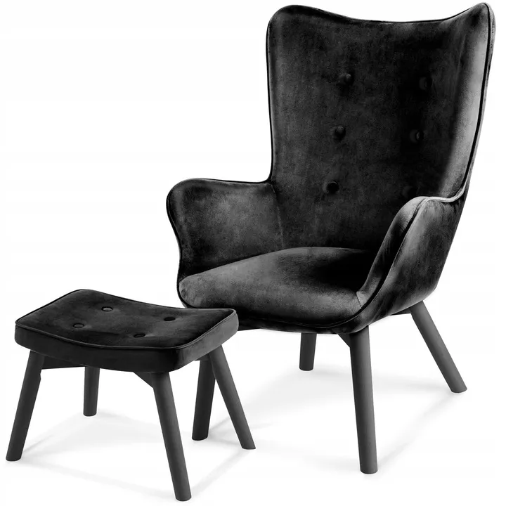 Lábtartós fotel, Sofotel Norse, fekete – 10. kép Lábtartós fotel, Sofotel Norse, fekete – 10. kép