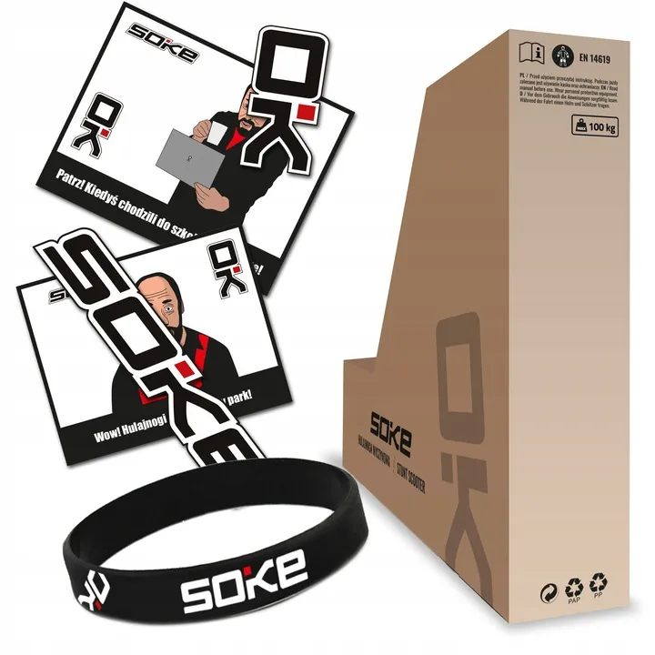 Kaszkadőr roller, SOKE EVO Street, neokróm – 9. kép Kaszkadőr roller, SOKE EVO Street, neokróm – 9. kép