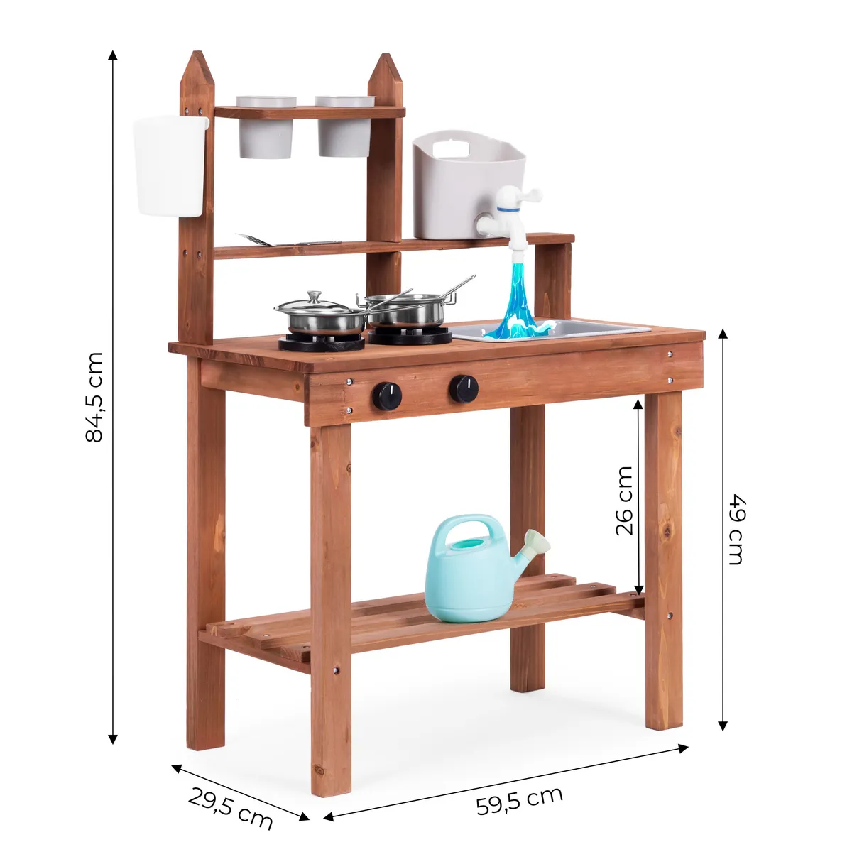 Kültéri játékkonyha, ECOTOYS TL814005, fa – 5. kép Kültéri játékkonyha, ECOTOYS TL814005, fa – 5. kép